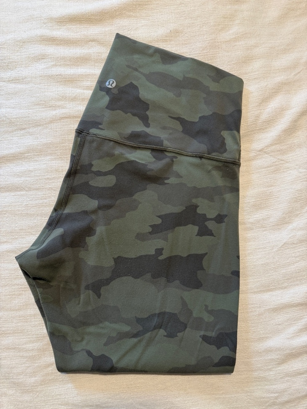 lululemon athletica Olive Green Camo High-Waist Leggings